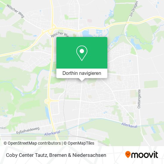 Coby Center Tautz Karte