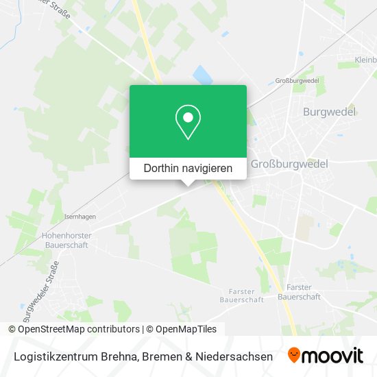 Logistikzentrum Brehna Karte