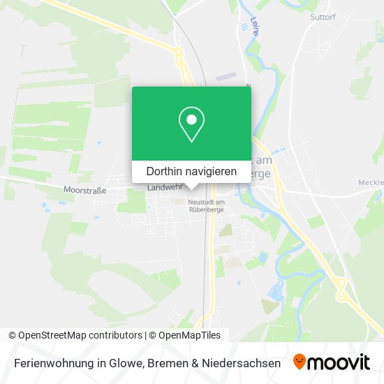 Ferienwohnung in Glowe Karte