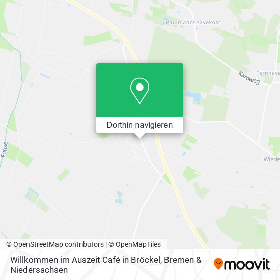 Willkommen im Auszeit Café in Bröckel Karte
