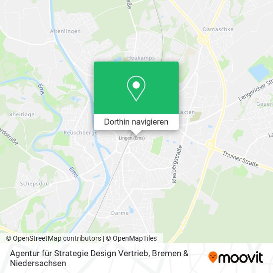 Agentur für Strategie Design Vertrieb Karte