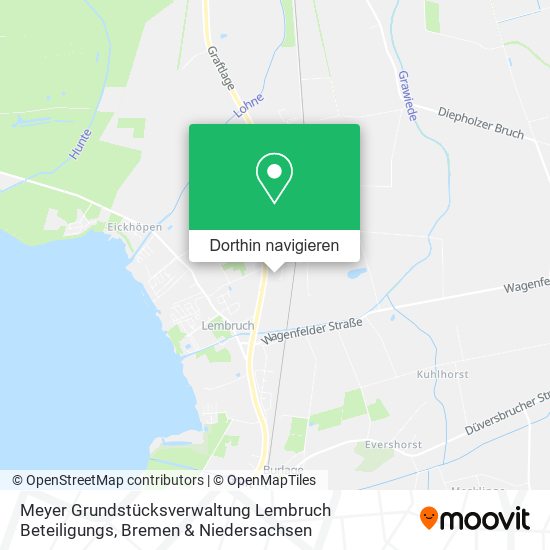 Meyer Grundstücksverwaltung Lembruch Beteiligungs Karte