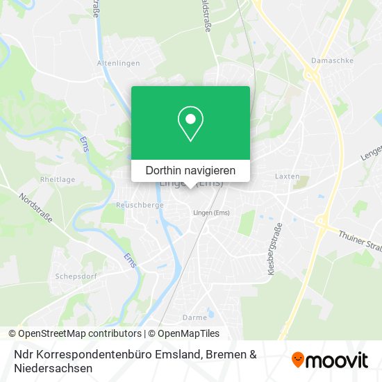 Ndr Korrespondentenbüro Emsland Karte