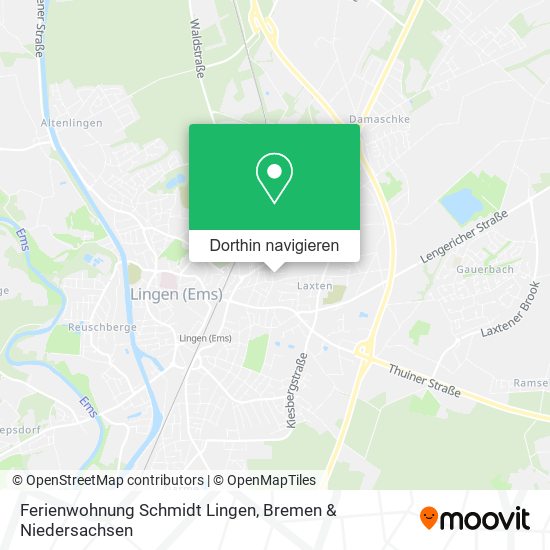 Ferienwohnung Schmidt Lingen Karte