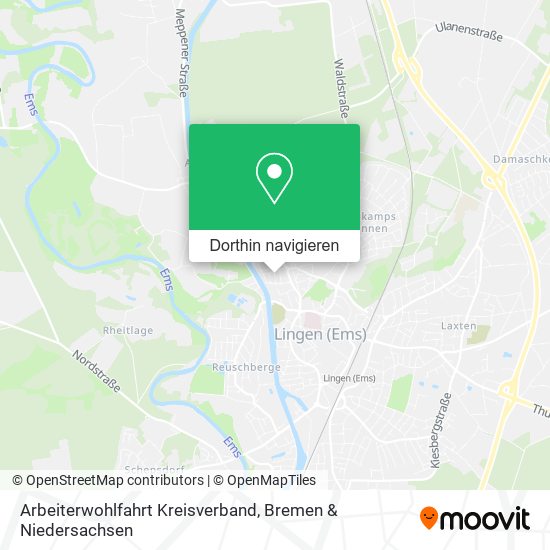 Arbeiterwohlfahrt Kreisverband Karte