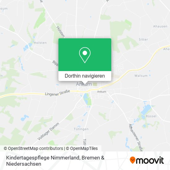 Kindertagespflege Nimmerland Karte