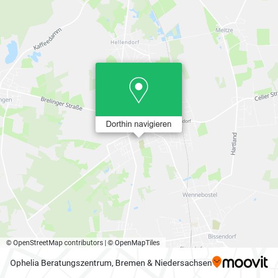 Ophelia Beratungszentrum Karte