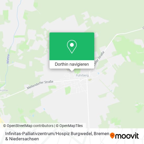 Infinitas-Palliativzentrum / Hospiz Burgwedel Karte