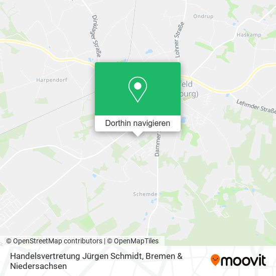 Handelsvertretung Jürgen Schmidt Karte