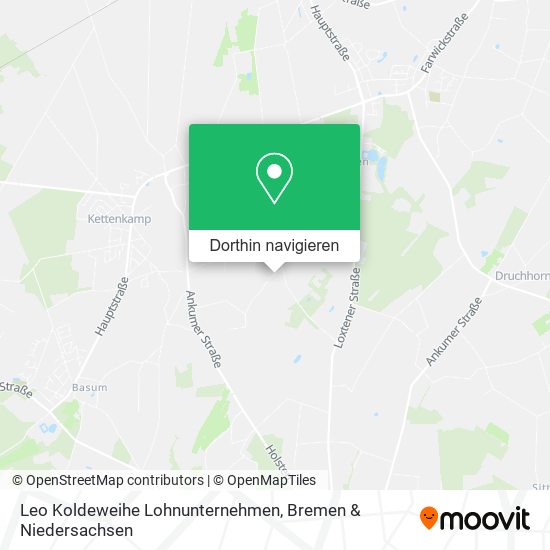 Leo Koldeweihe Lohnunternehmen Karte