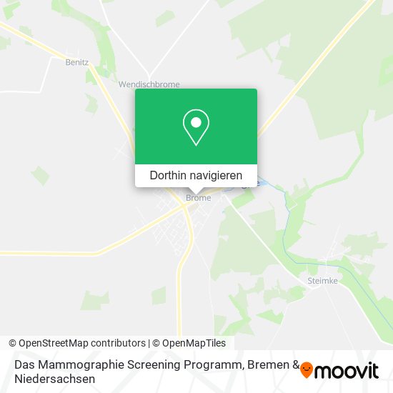 Das Mammographie Screening Programm Karte