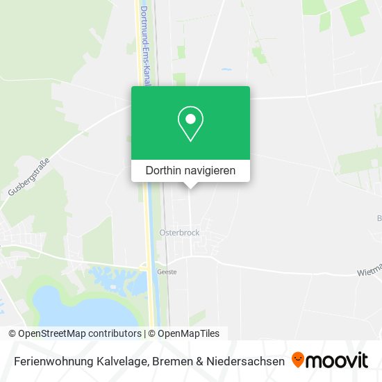 Ferienwohnung Kalvelage Karte