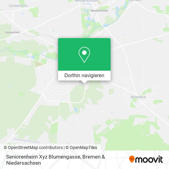 Seniorenheim Xyz Blumengasse Karte