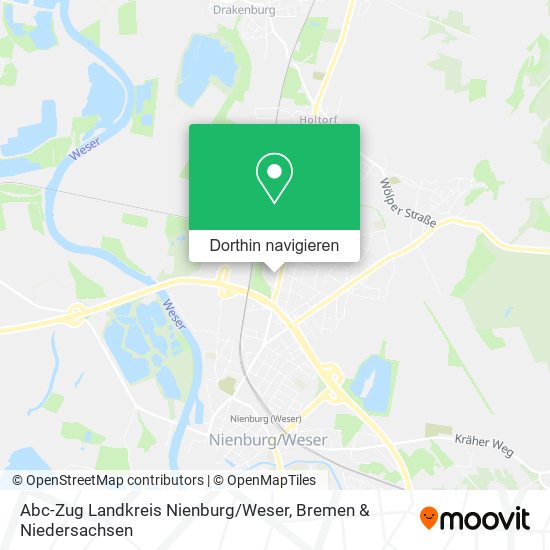 Abc-Zug Landkreis Nienburg / Weser Karte
