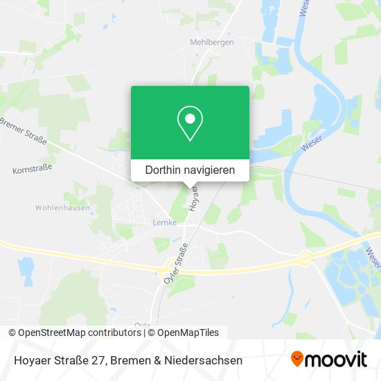 Hoyaer Straße 27 Karte