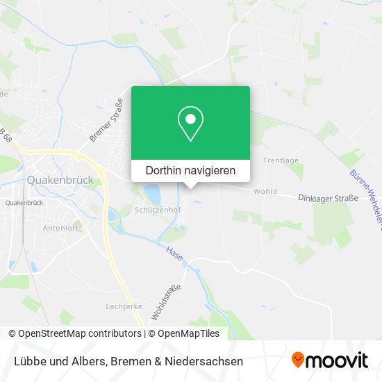 Lübbe und Albers Karte
