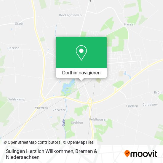 Sulingen Herzlich Willkommen Karte