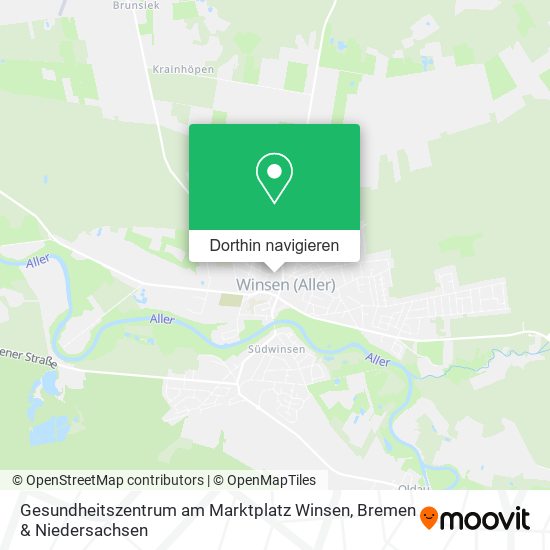Gesundheitszentrum am Marktplatz Winsen Karte