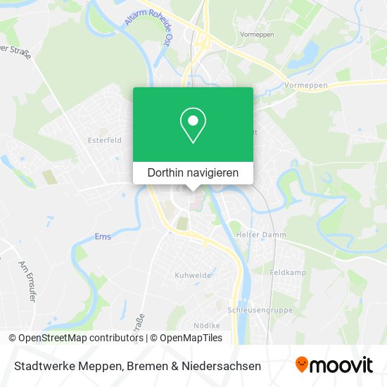 Stadtwerke Meppen Karte