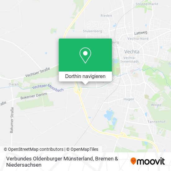 Verbundes Oldenburger Münsterland Karte