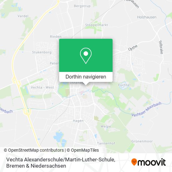 Vechta Alexanderschule / Martin-Luther-Schule Karte
