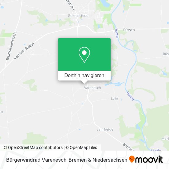 Bürgerwindrad Varenesch Karte
