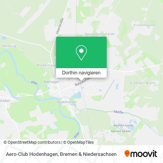 Aero-Club Hodenhagen Karte