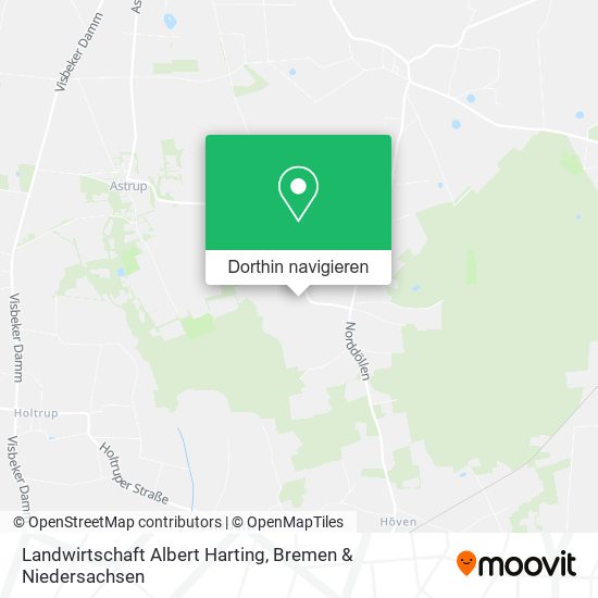 Landwirtschaft Albert Harting Karte