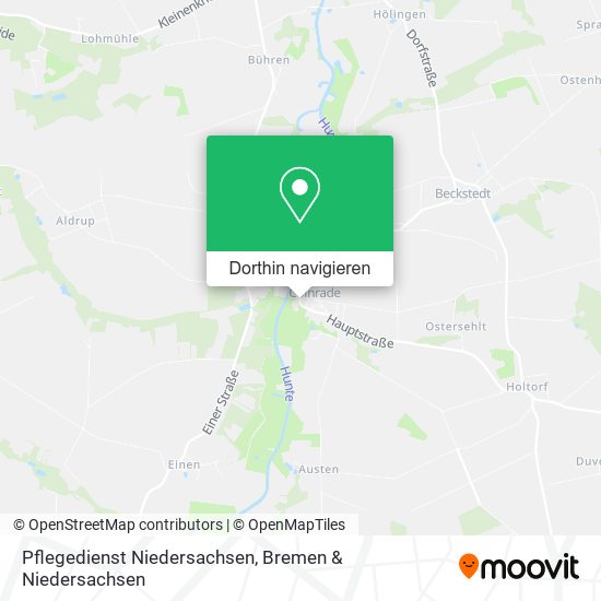 Pflegedienst Niedersachsen Karte