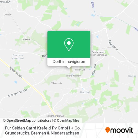 Für Seiden Carré Krefeld Pv GmbH + Co. Grundstücks Karte