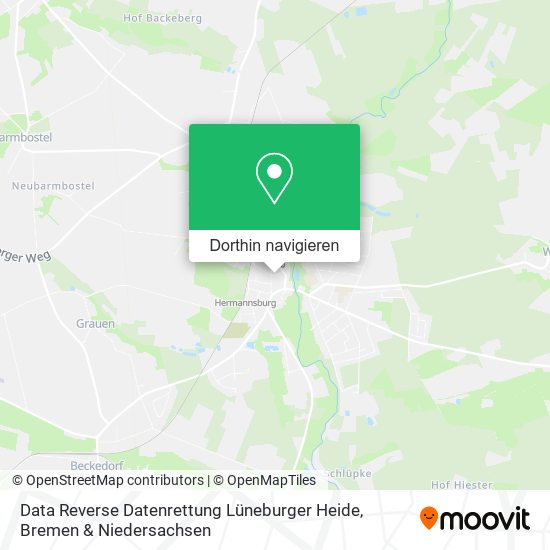 Data Reverse Datenrettung Lüneburger Heide Karte