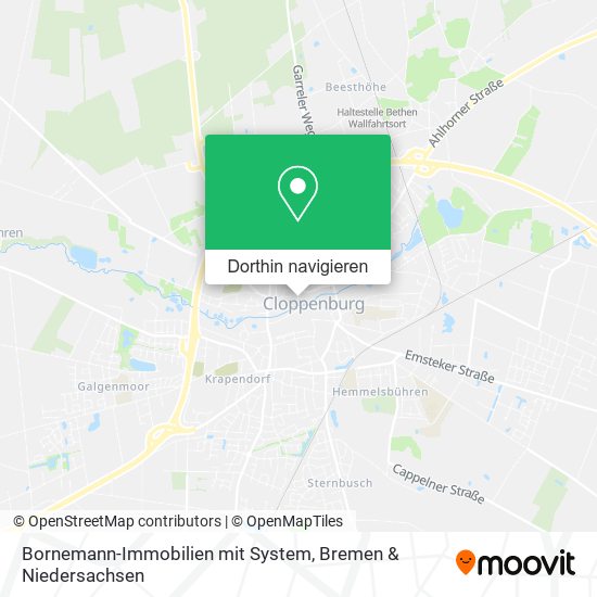 Bornemann-Immobilien mit System Karte