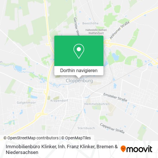 Immobilienbüro Klinker, Inh. Franz Klinker Karte