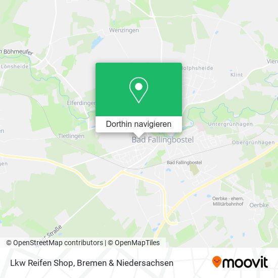 Lkw Reifen Shop Karte