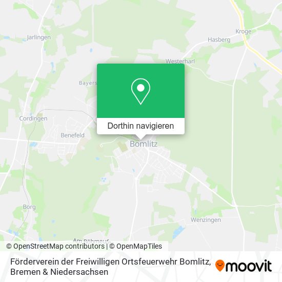 Förderverein der Freiwilligen Ortsfeuerwehr Bomlitz Karte