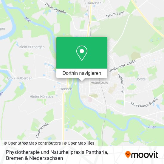 Physiotherapie und Naturheilpraxis Pantharia Karte