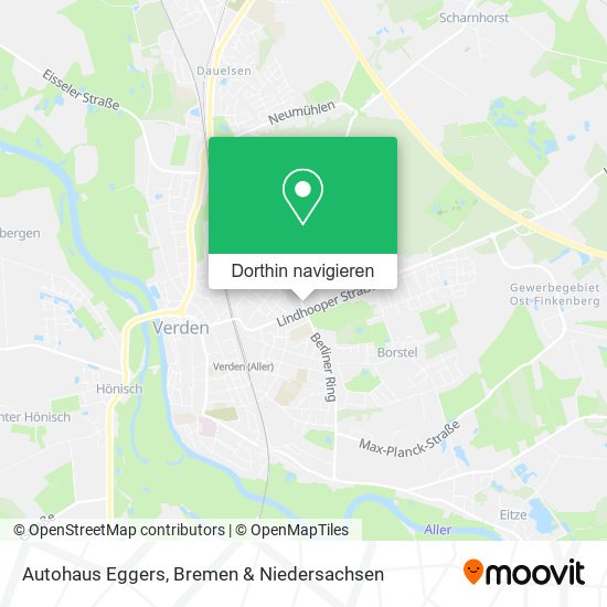 Autohaus Eggers Karte