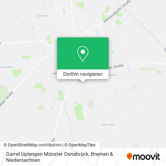 Garrel Uplengen Münster Osnabrück Karte