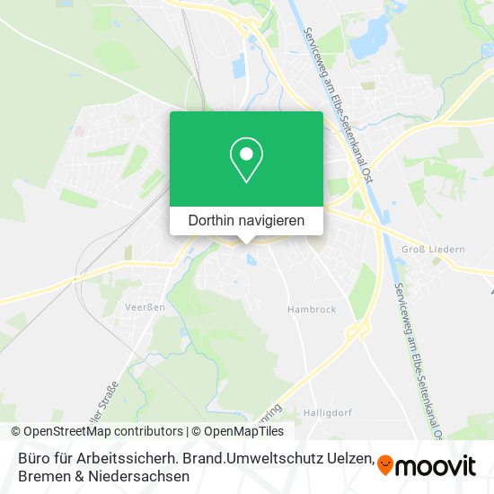 Büro für Arbeitssicherh. Brand.Umweltschutz Uelzen Karte