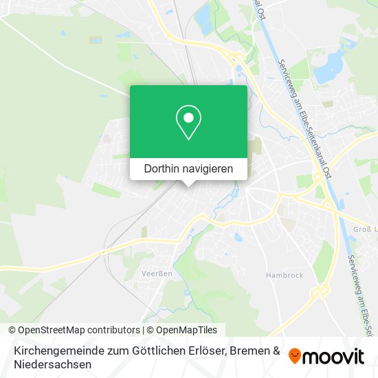 Kirchengemeinde zum Göttlichen Erlöser Karte