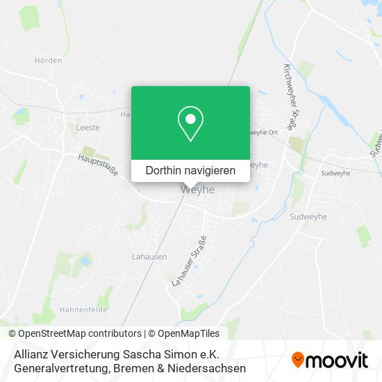 Allianz Versicherung Sascha Simon e.K. Generalvertretung Karte