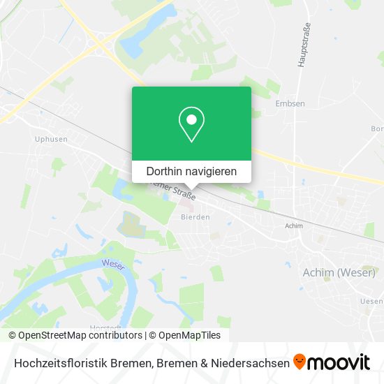 Hochzeitsfloristik Bremen Karte