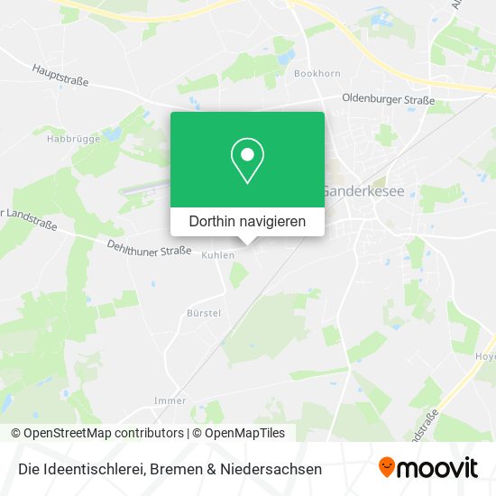 Die Ideentischlerei Karte