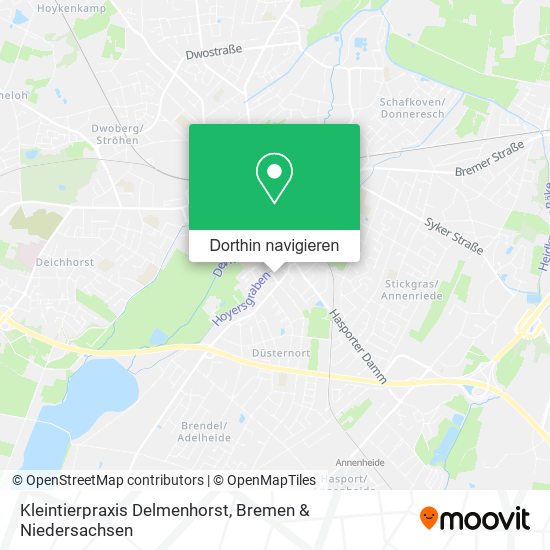 Kleintierpraxis Delmenhorst Karte