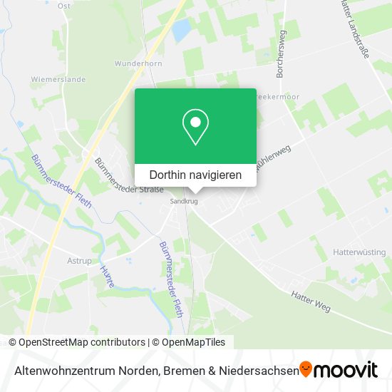 Altenwohnzentrum Norden Karte