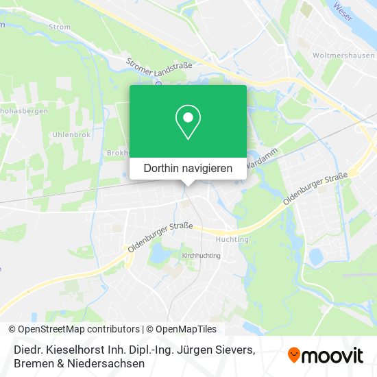 Diedr. Kieselhorst Inh. Dipl.-Ing. Jürgen Sievers Karte