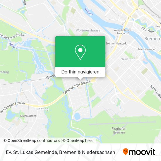 Ev. St. Lukas Gemeinde Karte