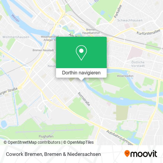 Cowork Bremen Karte