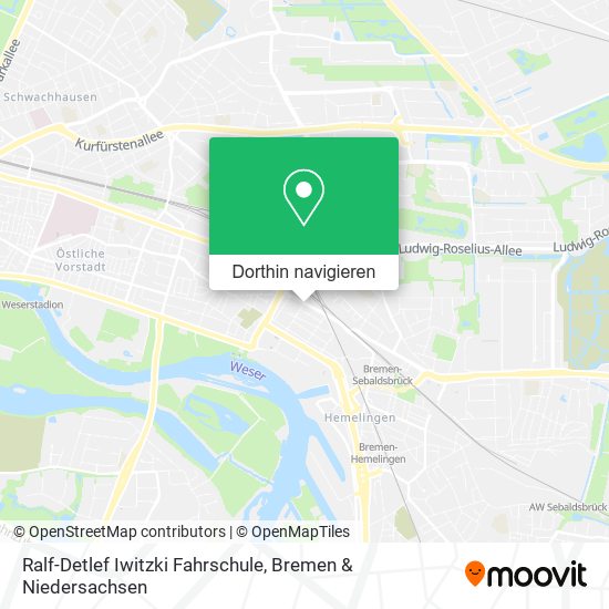 Ralf-Detlef Iwitzki Fahrschule Karte