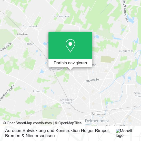 Aerocon Entwicklung und Konstruktion Holger Rimpel Karte